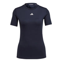 (WMNS) adidas Techfit Training T-Shirt Asia Sizing 'Black HN9077