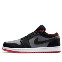 Air Jordan 1 Retro Low 'Black Red Grey' 553558-020