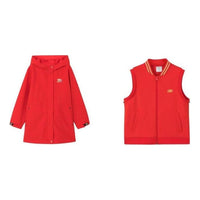 (GS) Skechers CNY Series 3-In-1 Sport Jacket Suit 'Red' L121G009