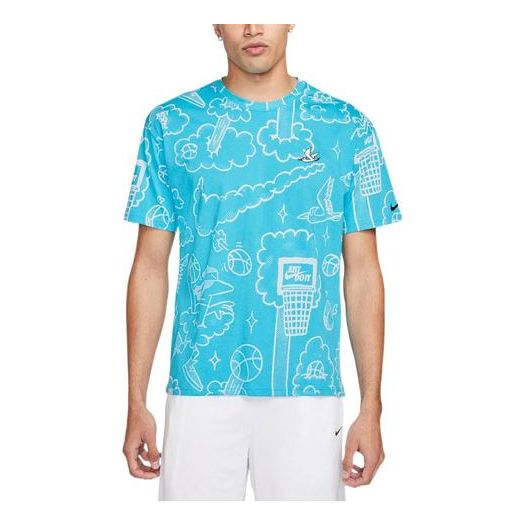 Nike Max90 Allover Print Basketball T-Shirt DZ2698-416