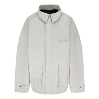 Balenciaga Technical Ripstop Parka Jacket 'Beige' 663039TKO319710