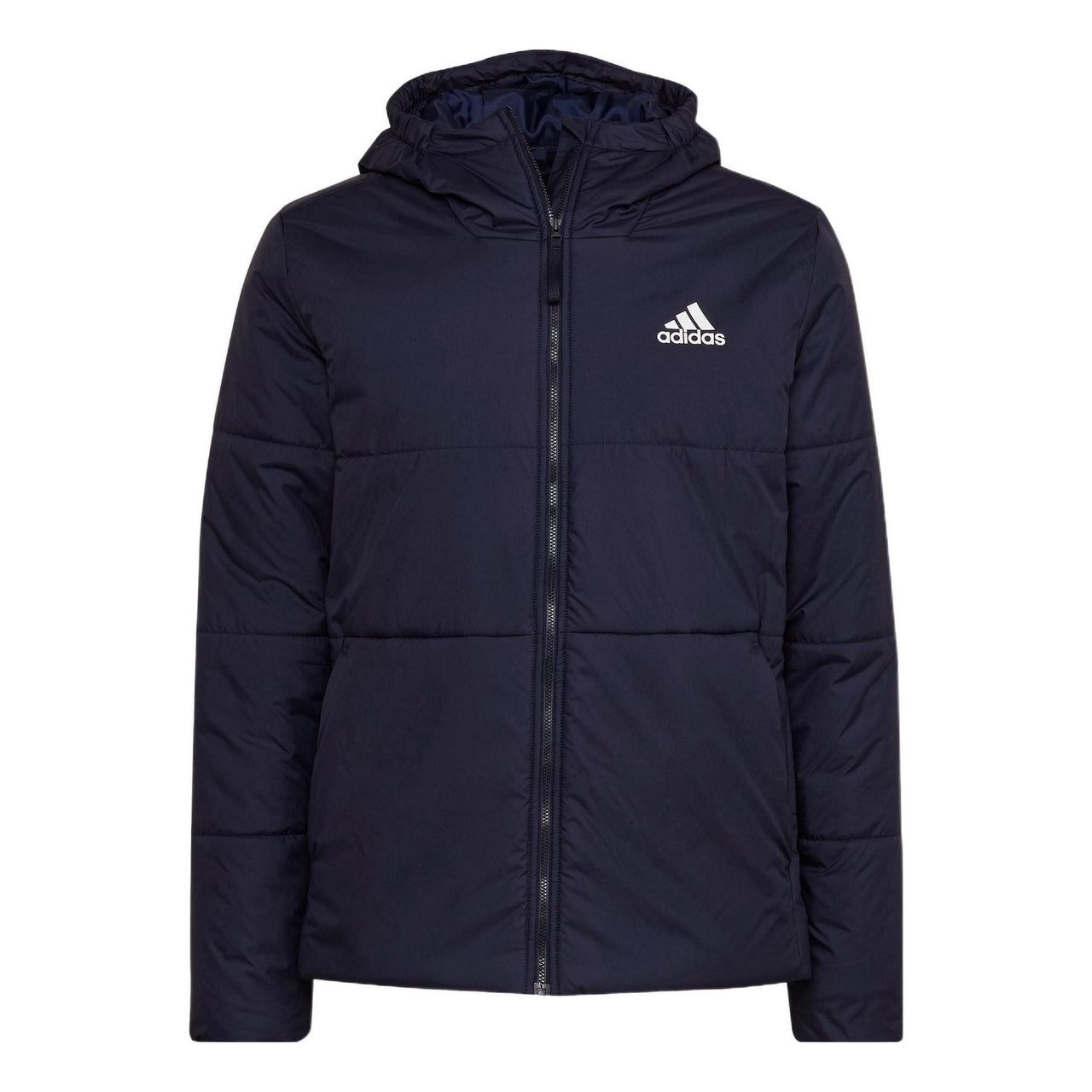 adidas BSC 3-Stripes Hooded Insulated Jacket Asia Sizing 'Blue' HG6270