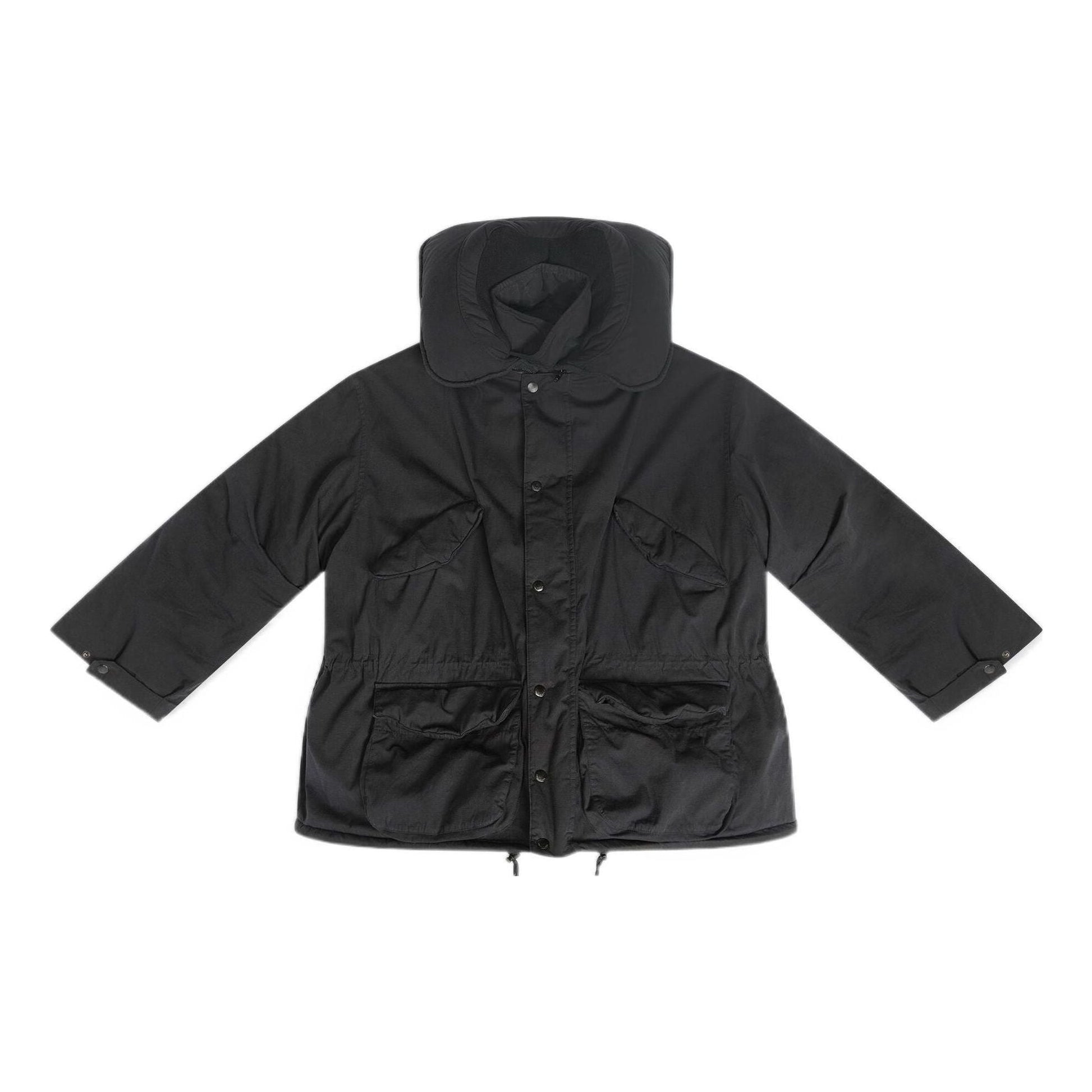 Balenciaga Hooded Travel Parka 'Black' 704500TLP031000