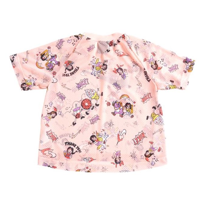 (WMNS) Nike Mesh Breathable Loose Short Sleeve Pink CW4813-613