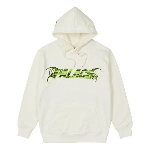 PALACE Tri-me Hood White Green Triangle Print White P20CS161