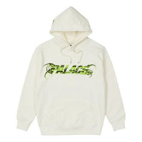 PALACE Tri-me Hood White Green Triangle Print White P20CS161