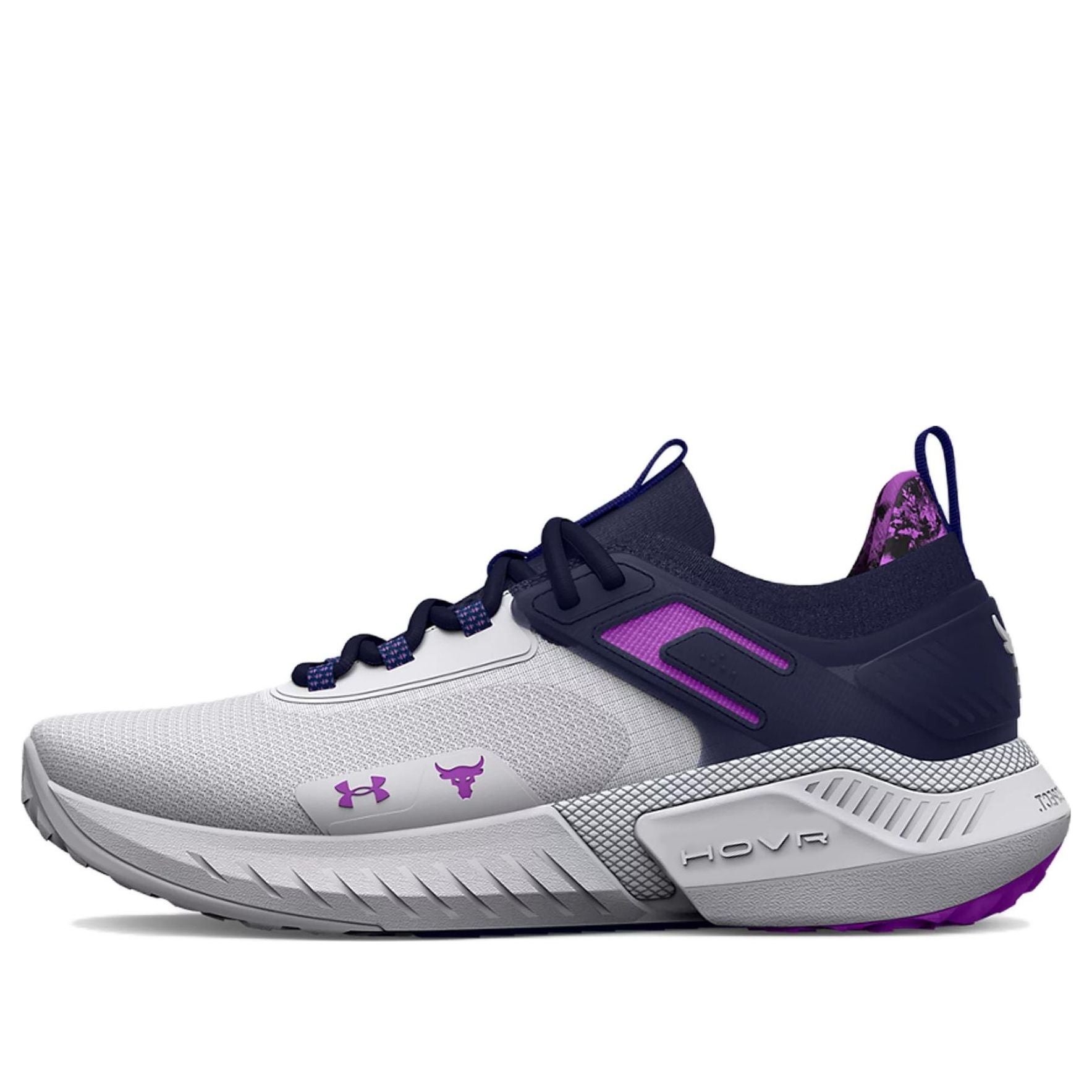 (WMNS) Under Armour Project Rock 5 Disrupt Training Shoes 'White Midnight Navy' 3026207-102