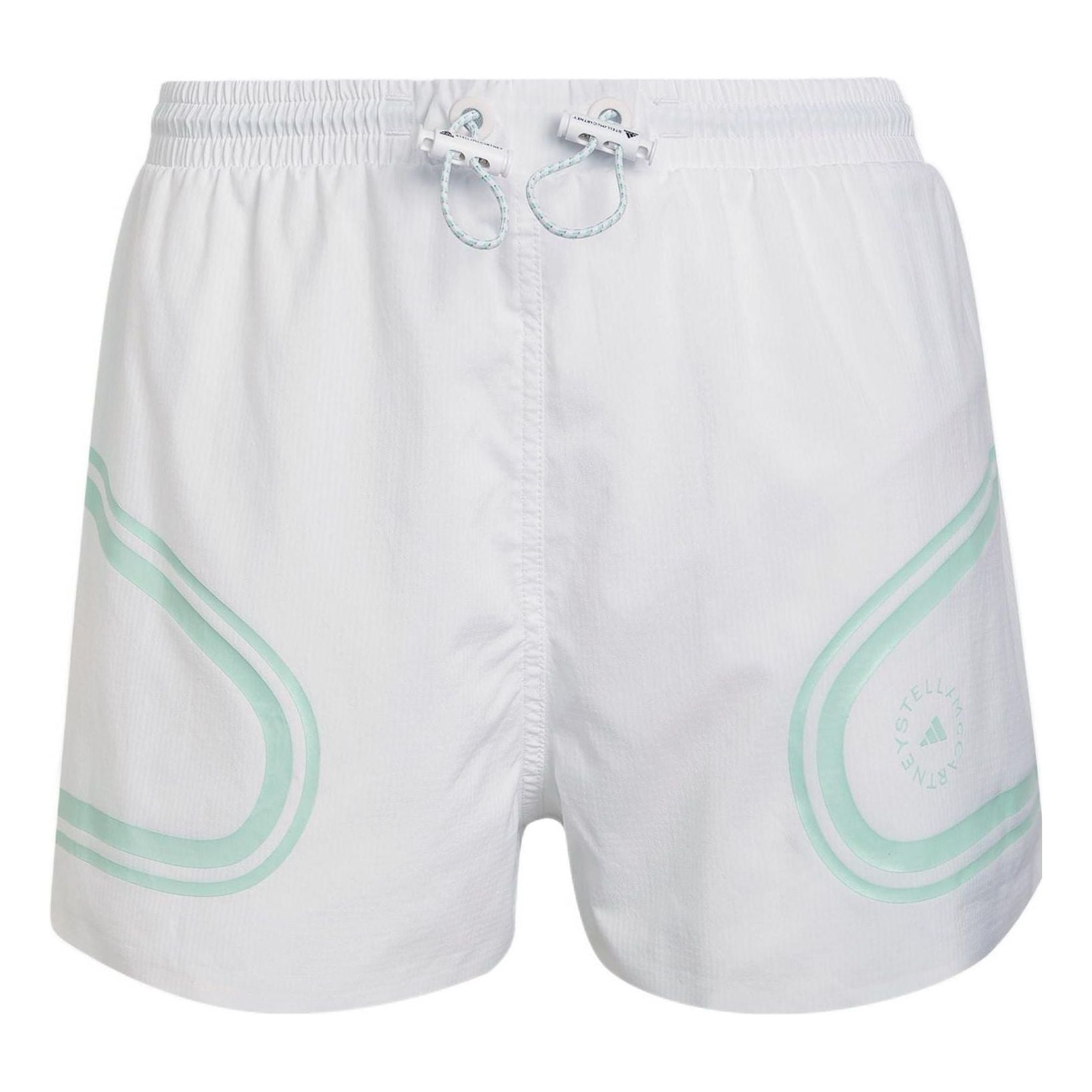 (WMNS) adidas by Stella McCartney TruePace Running Shorts Asia Sizing 'White Teal' HD9119