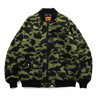 A Bathing Ape 1st Camo Nylon Twill MA-1 Jacket 'Green' 1H80-140-015