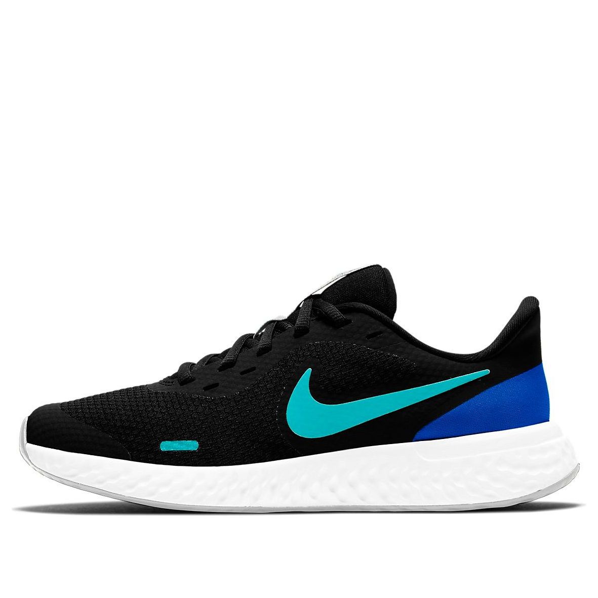 (GS) Nike Revolution 5 Black/Blue BQ5671-011