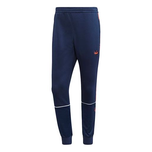 adidas originals Casual Sports Bundle Feet Long Pants Blue FM3908