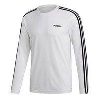 adidas logo Printing Casual Sports Round Neck Pullover Long Sleeves White EI5646