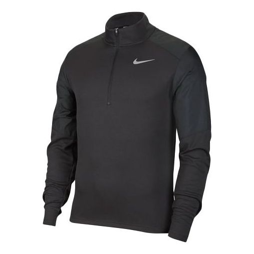 Men's Nike DRI-FIT Running Long Sleeves Pullover Smoke Gray CV7420-070