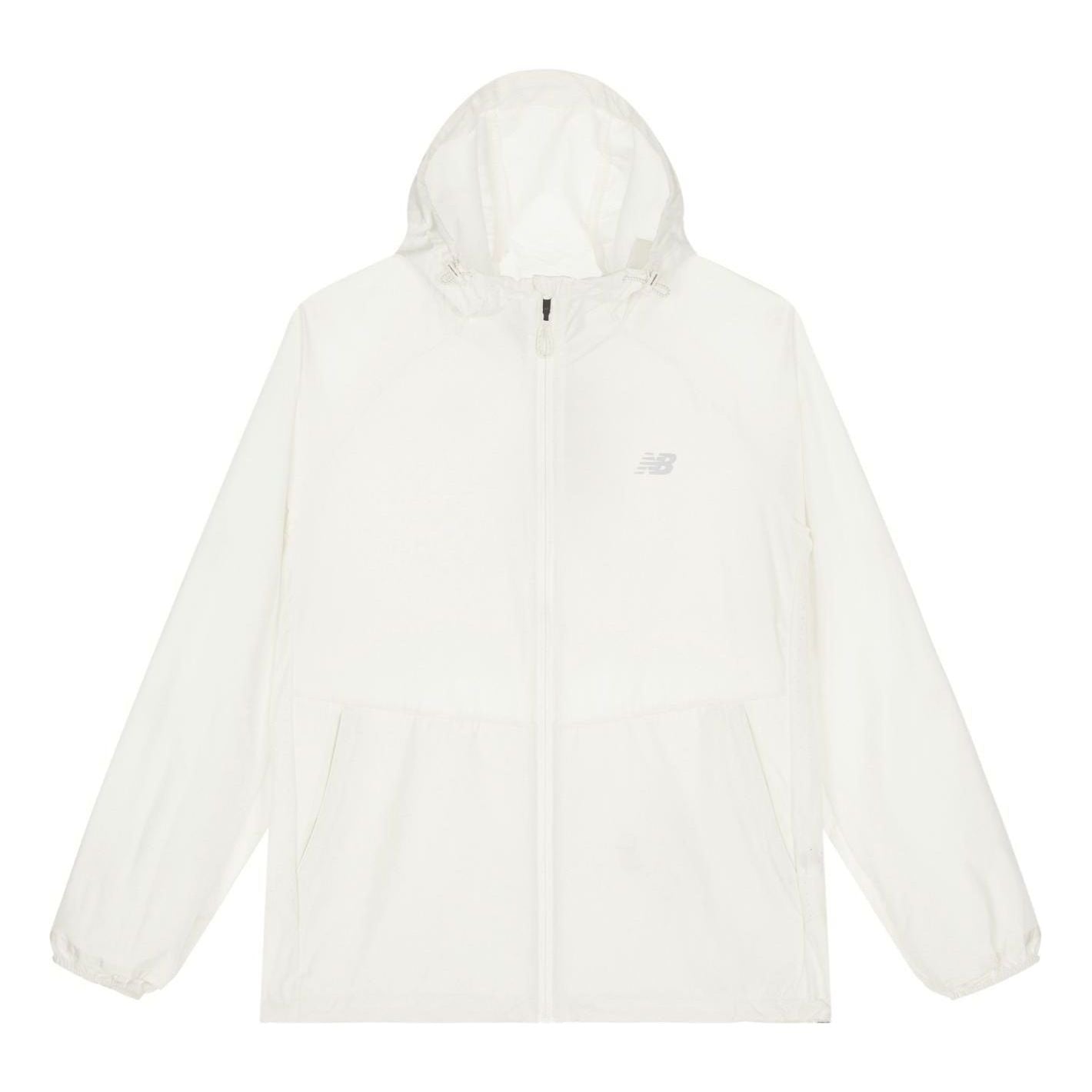 New Balance Runners ArenAsia Sizing 't Normal Hooded Jacket 'White' NAE24101-WT