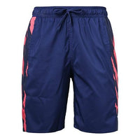 adidas real Madrid Soccer/Football Sports Training Patchwork Print Shorts Navy Blue GM8981