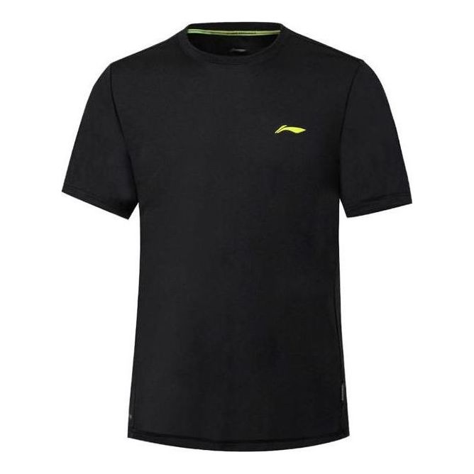Li-Ning Small Logo T-shirt 'Black' AHSQ363-6
