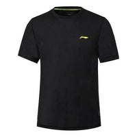 Li-Ning Small Logo T-shirt 'Black' AHSQ363-6