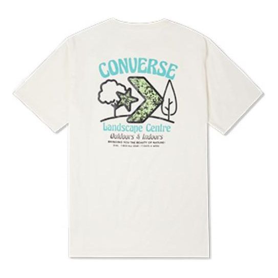 Converse Landscape Center Tee Asia Sizing 'White' 10023269-A01