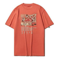 Li-Ning x Disney Crossover Pattern Printing Sports Tee 'Brick Red' AHSR199-3