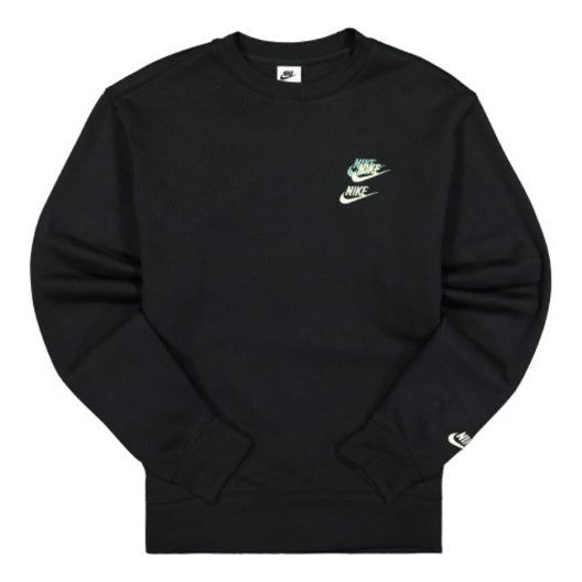 Nike Sportswear Sport Embroidered Logo Sports Round Neck Pullover 'Black' DM8886-010