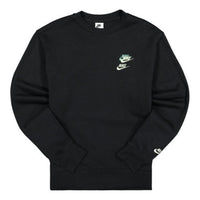 Nike Sportswear Sport Embroidered Logo Sports Round Neck Pullover 'Black' DM8886-010