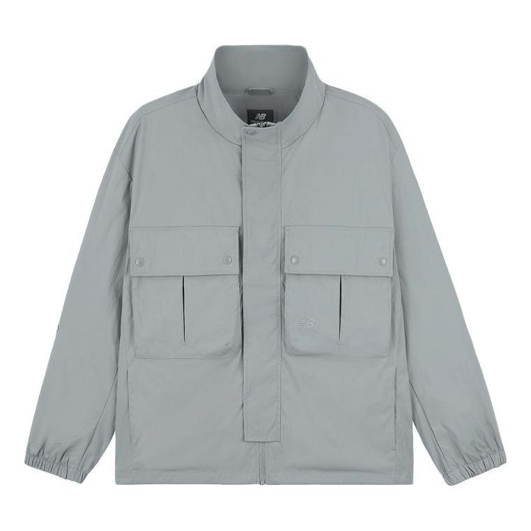New Balance Fashion Lifestyle Jacket Asia Sizing 'Grey' 5AD37111-DKG