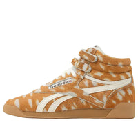 (WMNS) Reebok Freestyle Hi Shoes 'Doe Chalk Gum' 100263873