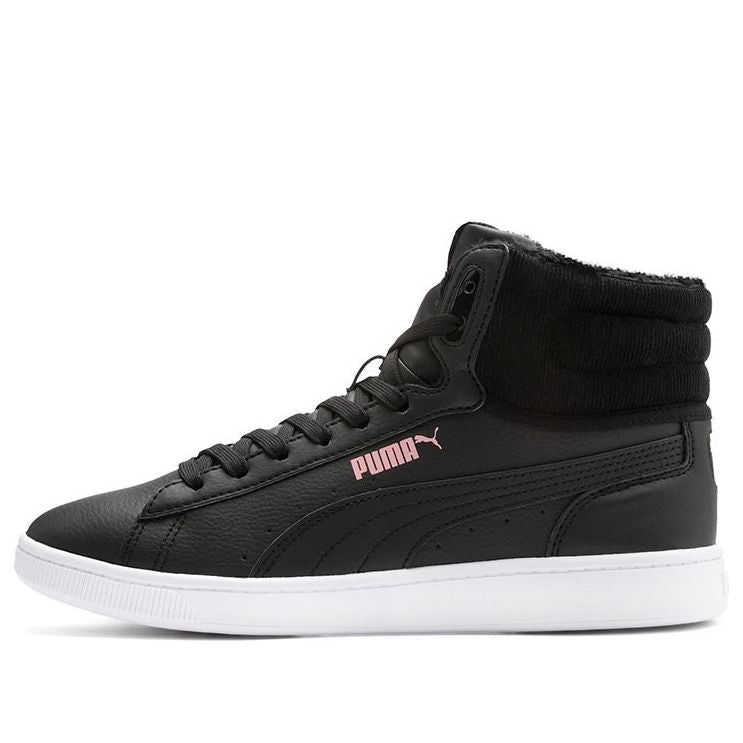 (WMNS) PUMA Vikky V2 Mid-Cut Winter 'Black Pink' 370279-01