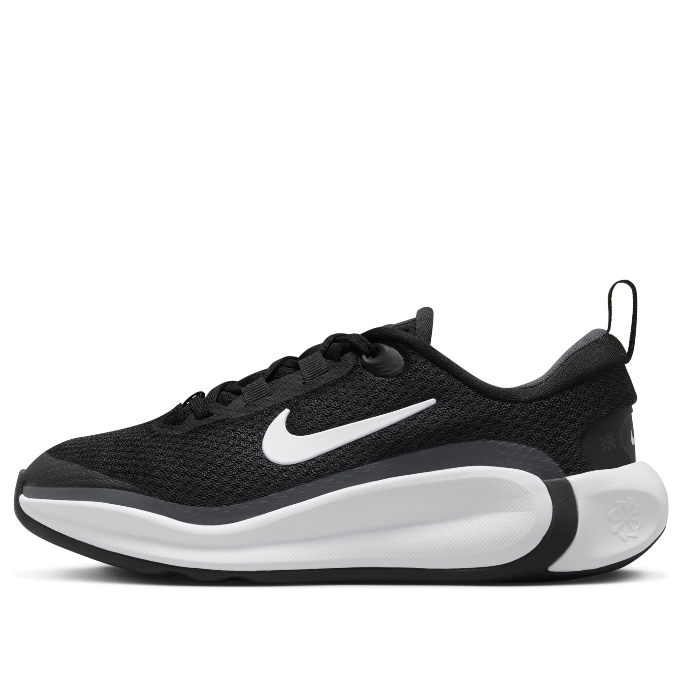 (GS) Nike KIDFINITY Running Shoes 'Black White' FD6058-002