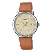 CASIO Vintage Leisure Band Brown Analog LTP-E175L-5EV