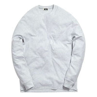 KITH L/S Quinn Alphabet Logo Pocket Long Sleeves Unisex Gray KH3606-103