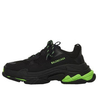Balenciaga Triple S Sneaker 'Black Flou Green' 536737W3BK11035