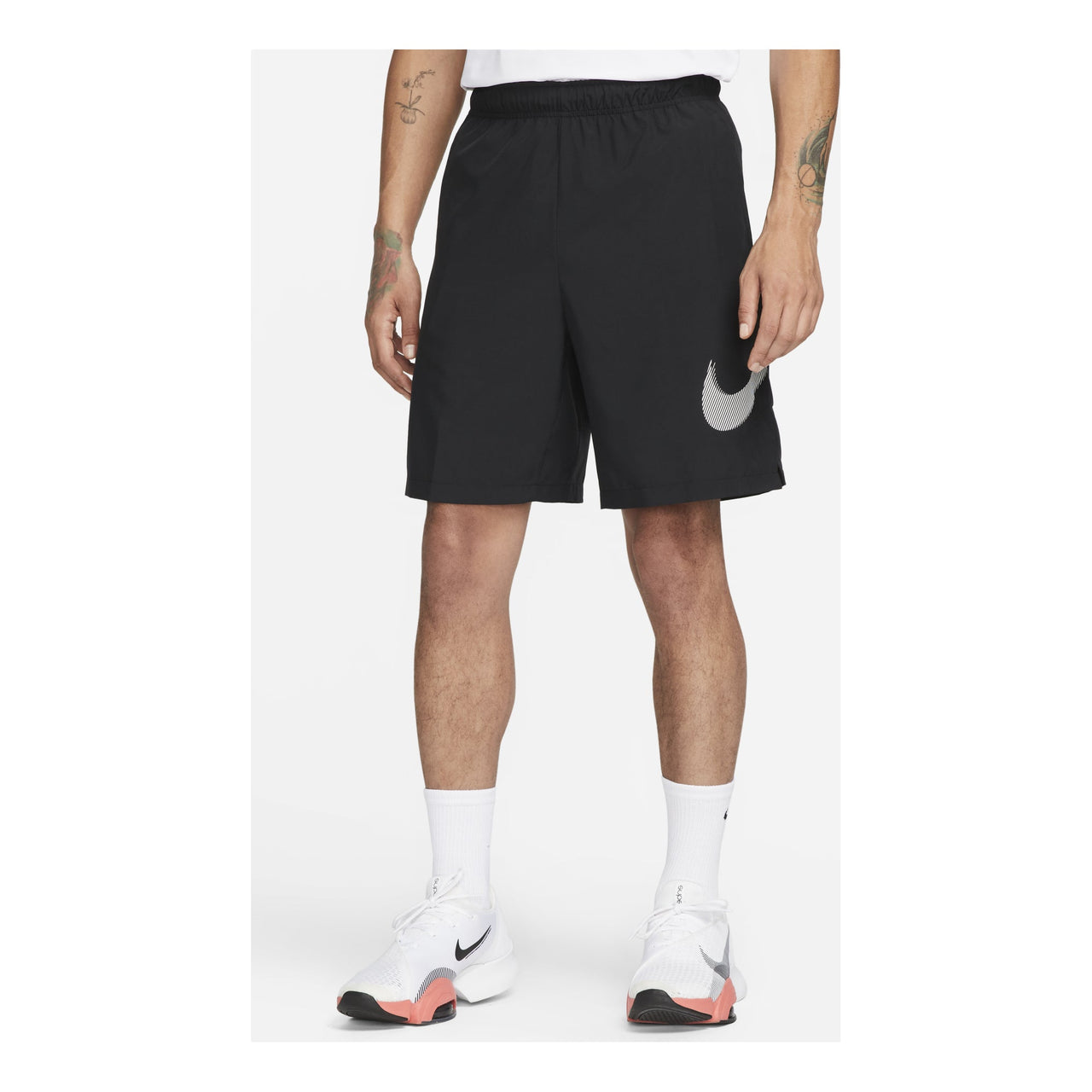 Men's Nike Logo Sports Quick Dry Breathable Shorts Black DQ4800-010