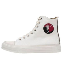 Alexander Mcqueen Skeleton Patch High-top Sneakers 'White' 505140W4H549163