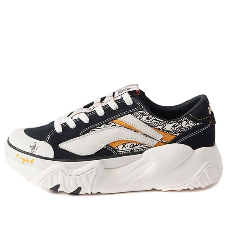 (WMNS) Li-Ning Wave Pro x Xlarge 'Black White yellow' AGCQ464-1