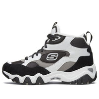 (WMNS) Skechers D'Lites 2.0 High-Top Running Shoes Black/White 88888382-BKW