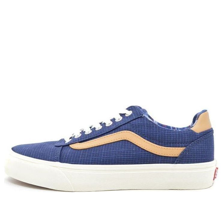 Vans Ward Delux Low-Top Sneakers Blue/Yellow VN0A3WLH3QC