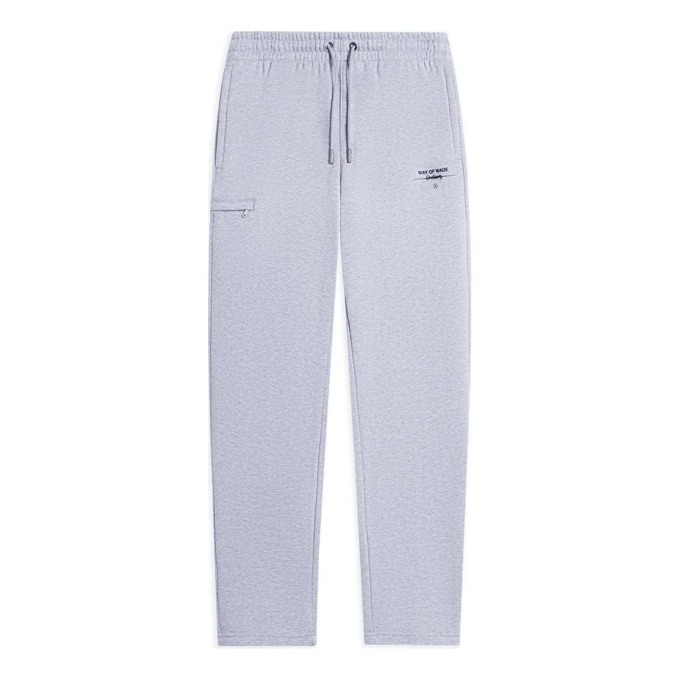 Li-Ning Way Of Wade Graphic Straight Sweatpants 'Grey' AKLSC25-5