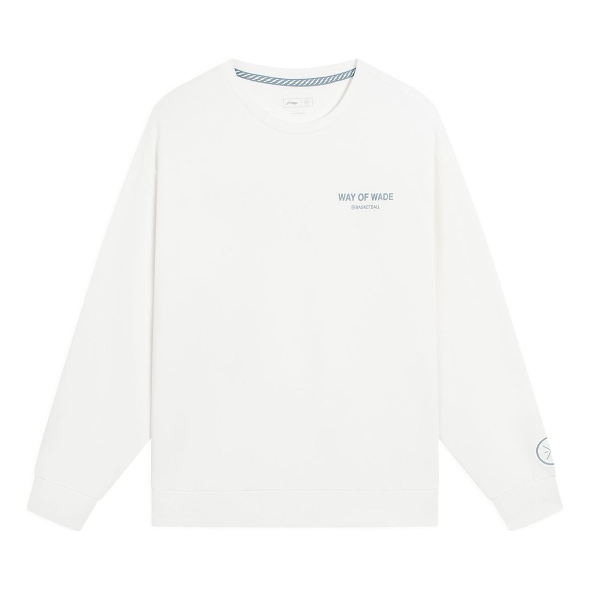 Li-Ning Way Of Wade Basketball Graphic Sweatshirt 'White' AWDS813-3