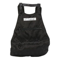 Off-White logo Jacquard Backpack schoolbag Black OMNB027S20G490201000