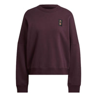(WMNS) adidas Germany Round Neck Sweatshirt 'Burgundy' HC1277