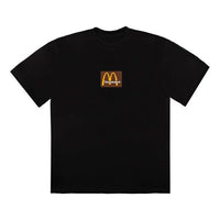 Travis Scott Cactus Jack x McDonald s Unisex Round-neck Tee Black TC-267