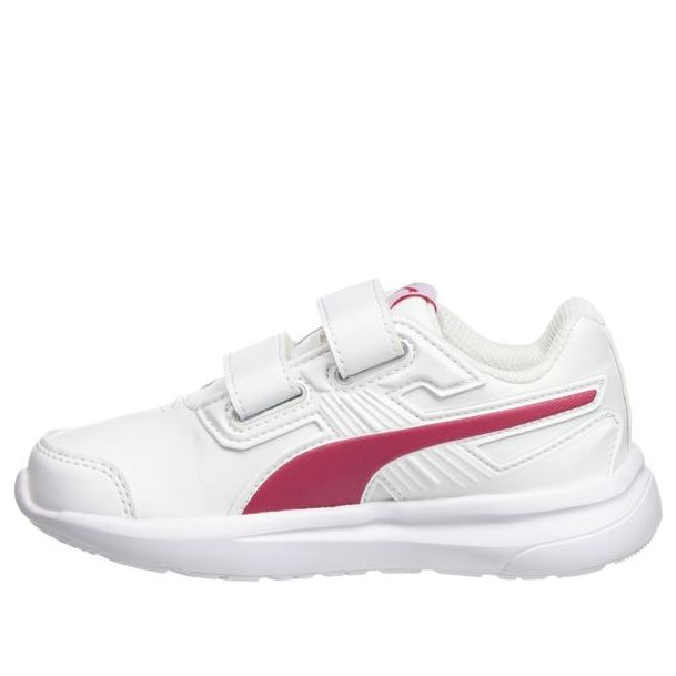 (PS) PUMA Escaper SL V Ps White/Pink Running Shoes 190185-03