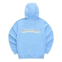 Skechers Logo Printed Hoodie 'Blue Pink Black White' L122U014