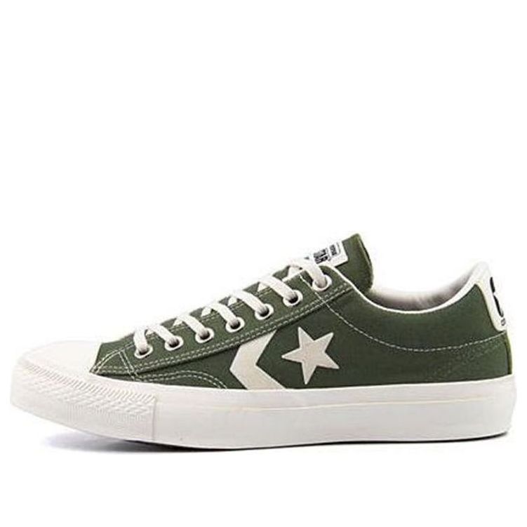 (WMNS) Converse Canvas Chevronstar Ox 'Green White' 1CL273