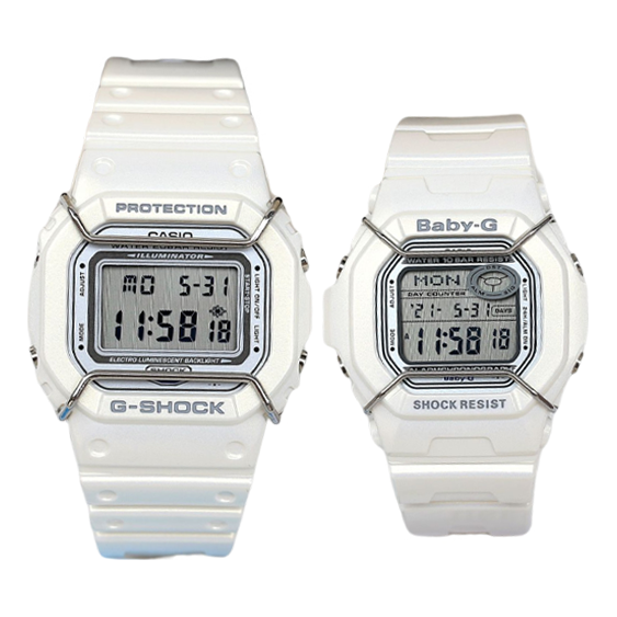 CASIO G-Shock Digital 'White' LOV01B-7