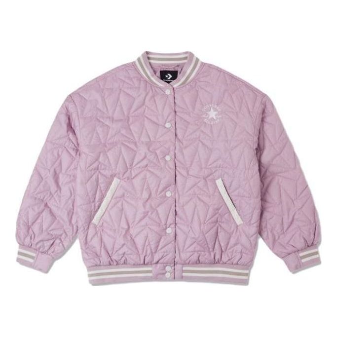 (WMNS) Converse Rpc Padded Baseball Jacket Asia Sizing 'Pink' 10025223-A04