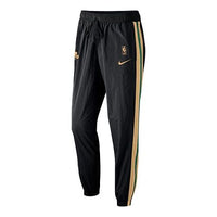 Nike NBA Basketball Sports Bundle Feet Long Pants Boston Celtics Black CN5605-010