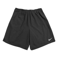 Men's Nike Logo Printing Running Solid Color Sports Shorts Black 683280-010