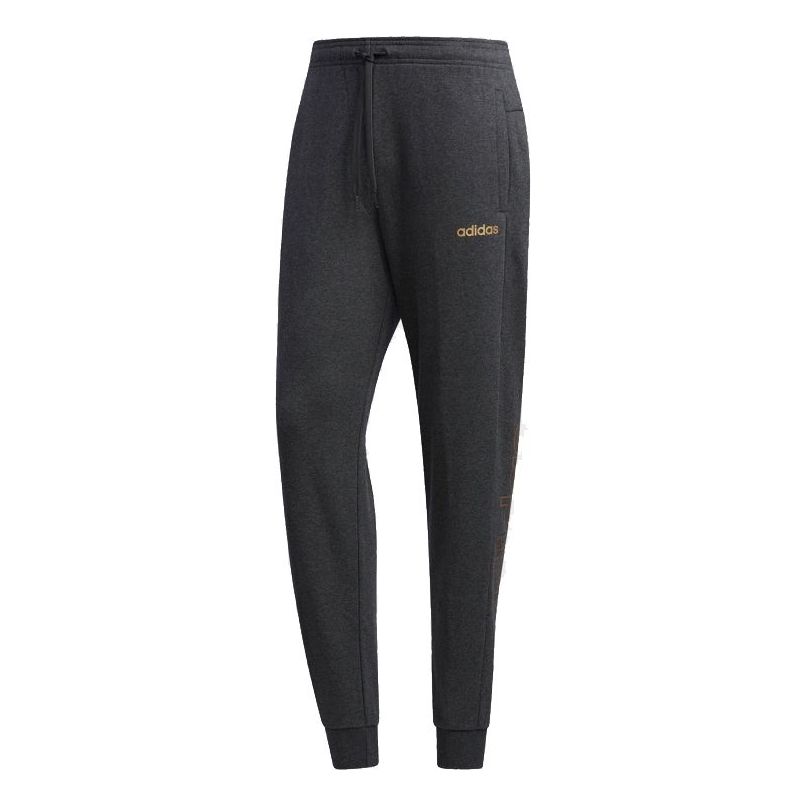 adidas Ess Br Pnt Loose Casual Gold Standard Sport Trousers Men Deep Linen Grey FM3446